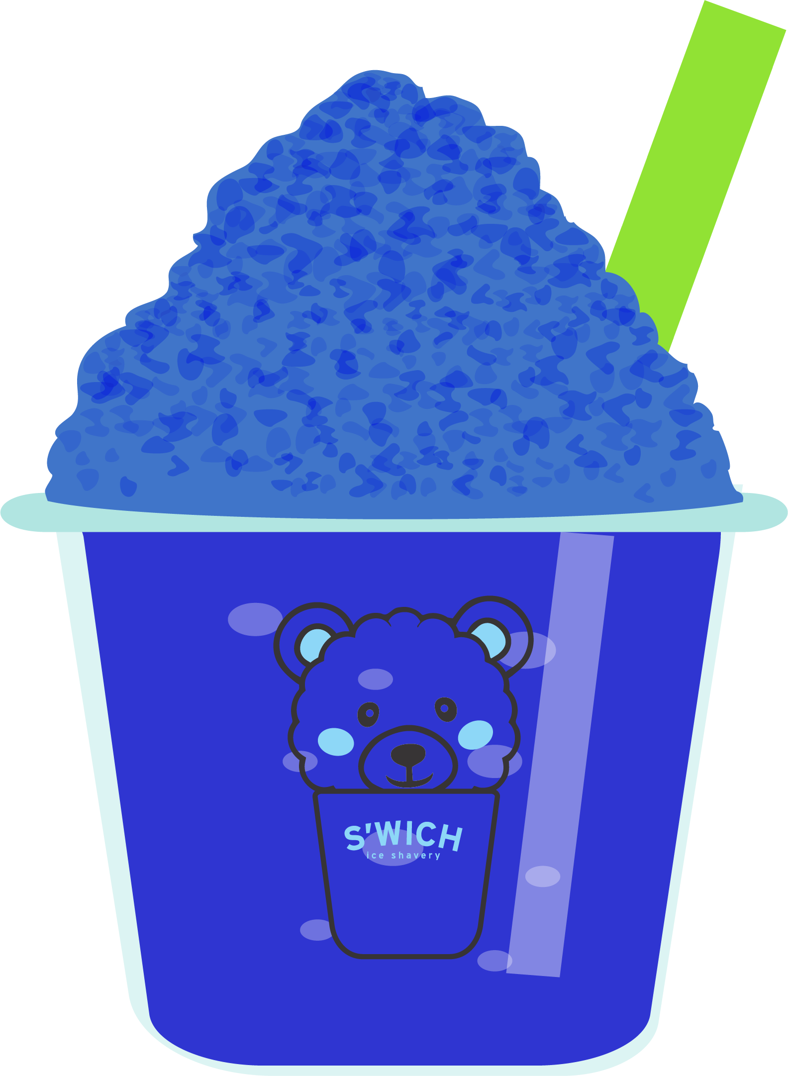Blue Raspado